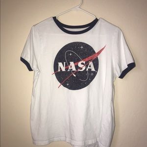 Blue and White NASA Shirt
